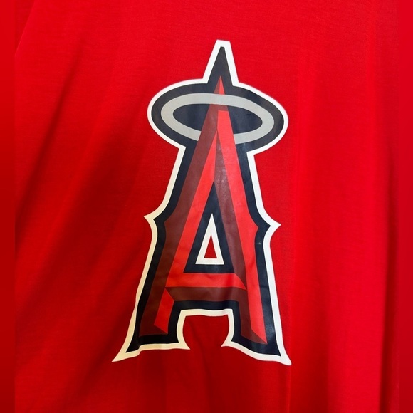 Los Angeles Angles MLB Red Light Weight Hoodie Mens Size XL - Picture 8 of 10